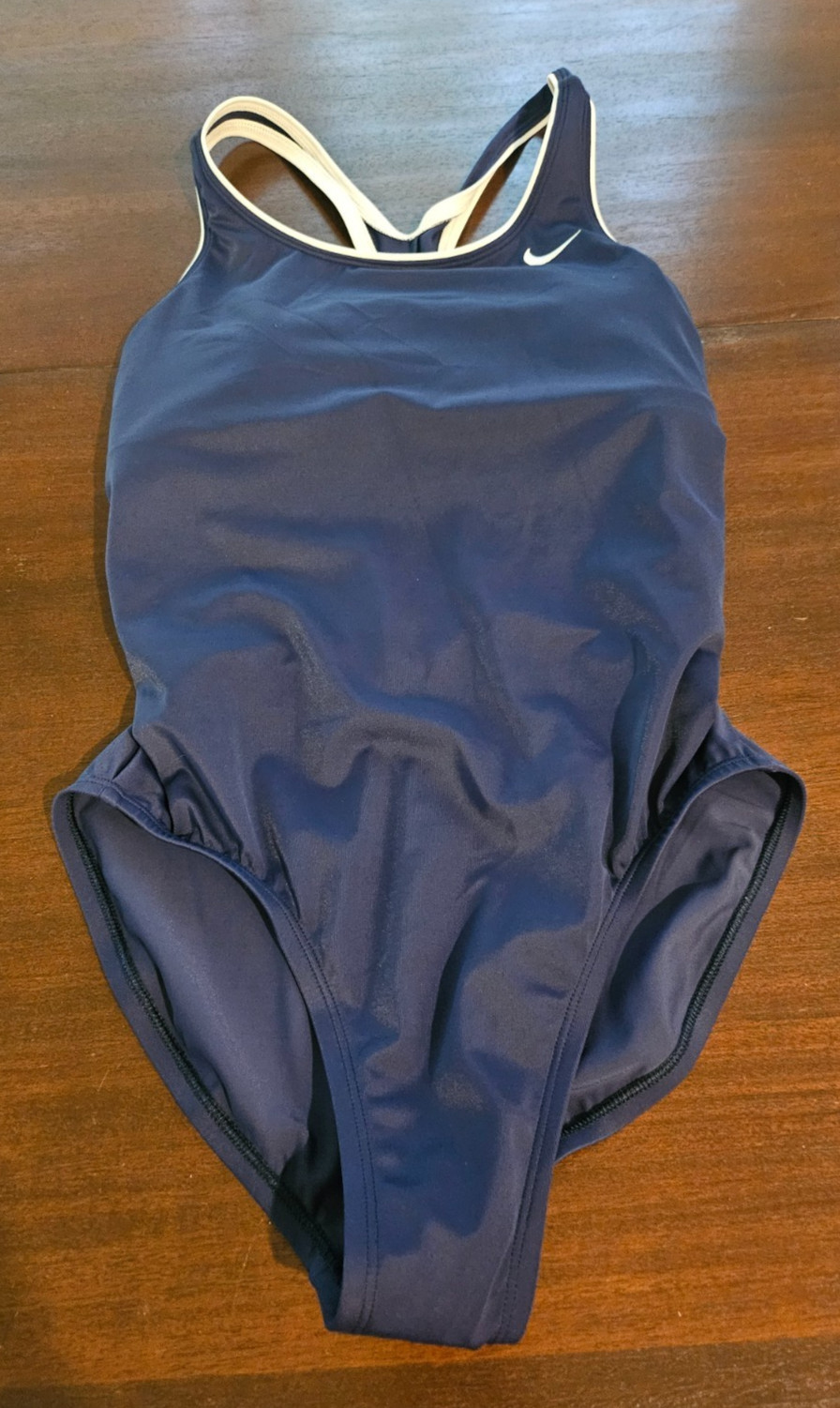 Nike Swim Women’s Hydrastrong Fastback One Piece Midnight Navy Size Medium