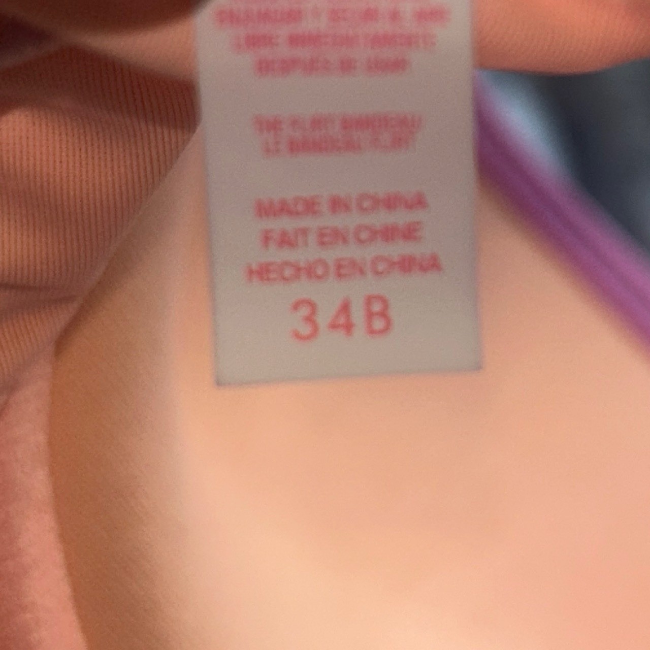 2016 Victoria’s Secret Balconette swim top 34B Gradient Pink Orange