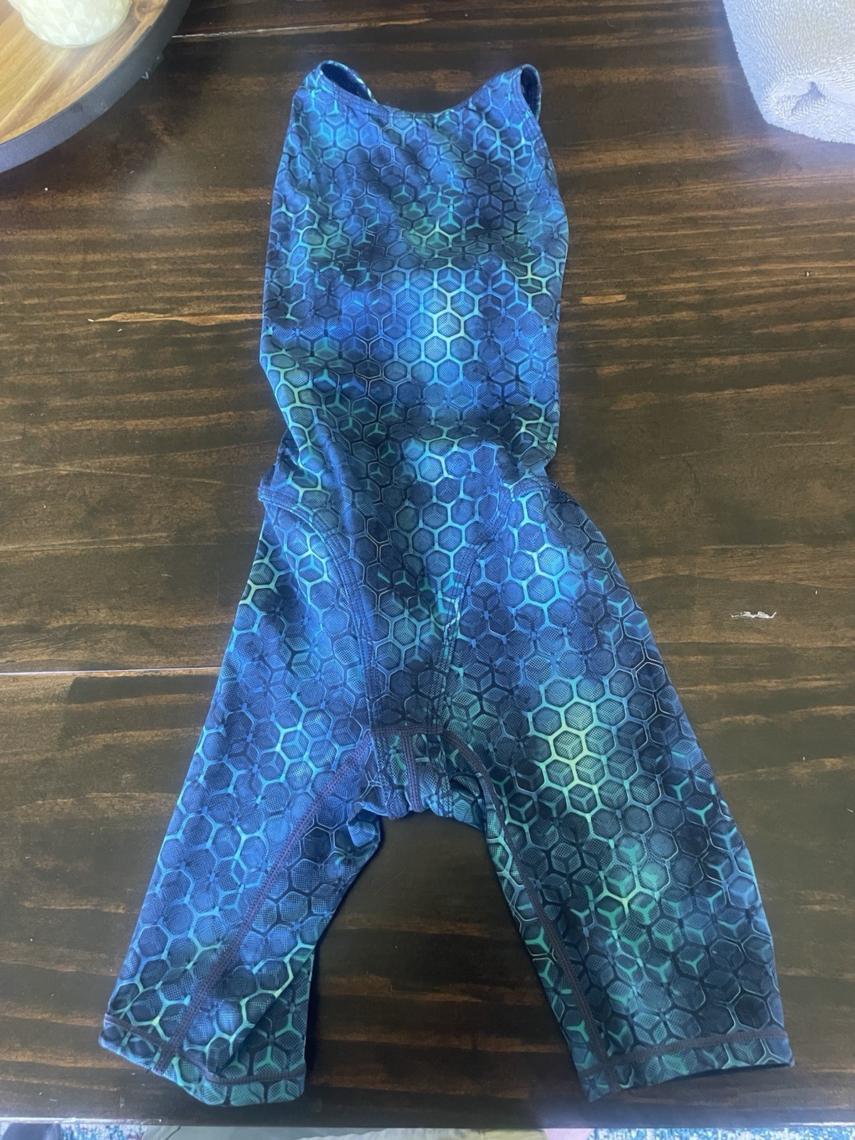 TYR Competitive Thresher One Piece Kneesuit Size 18 Swimming 71% Nylon 29% Lycra