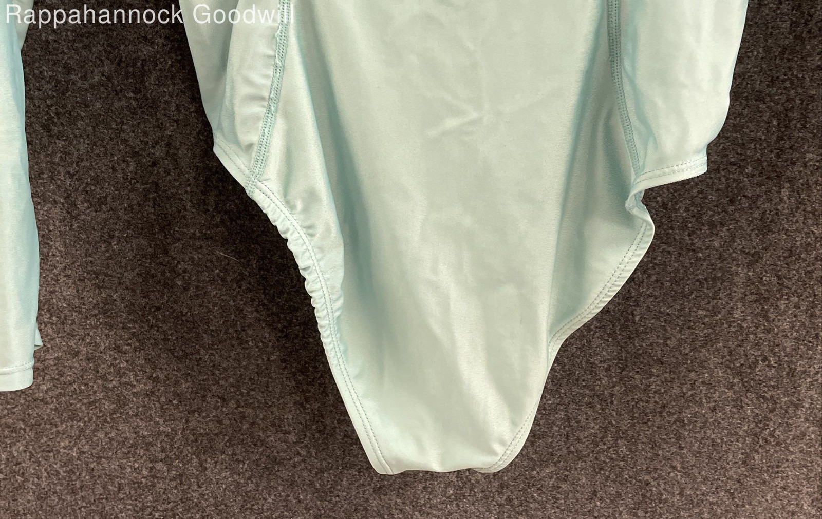 Billabong Women’s Light Blue Zip Front Long Sleeve One Piece Swimsuit Surf Sz S