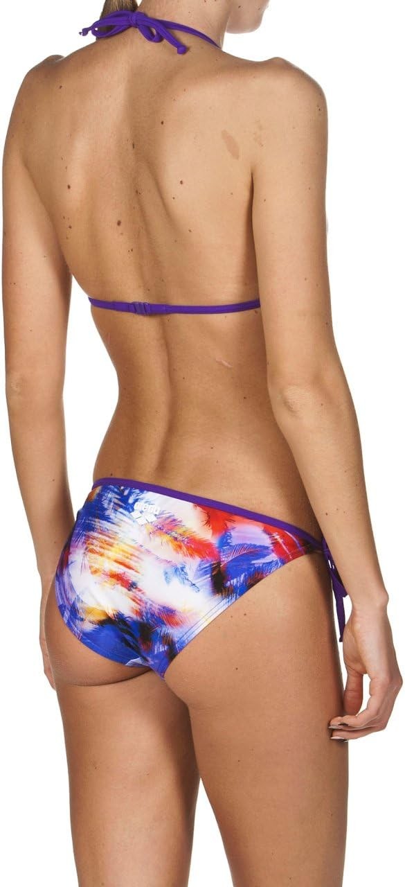 ARENA Women’s Bikini Set Triangle Palm, 000713_981_38, Mirtilla Multi Blue, 36