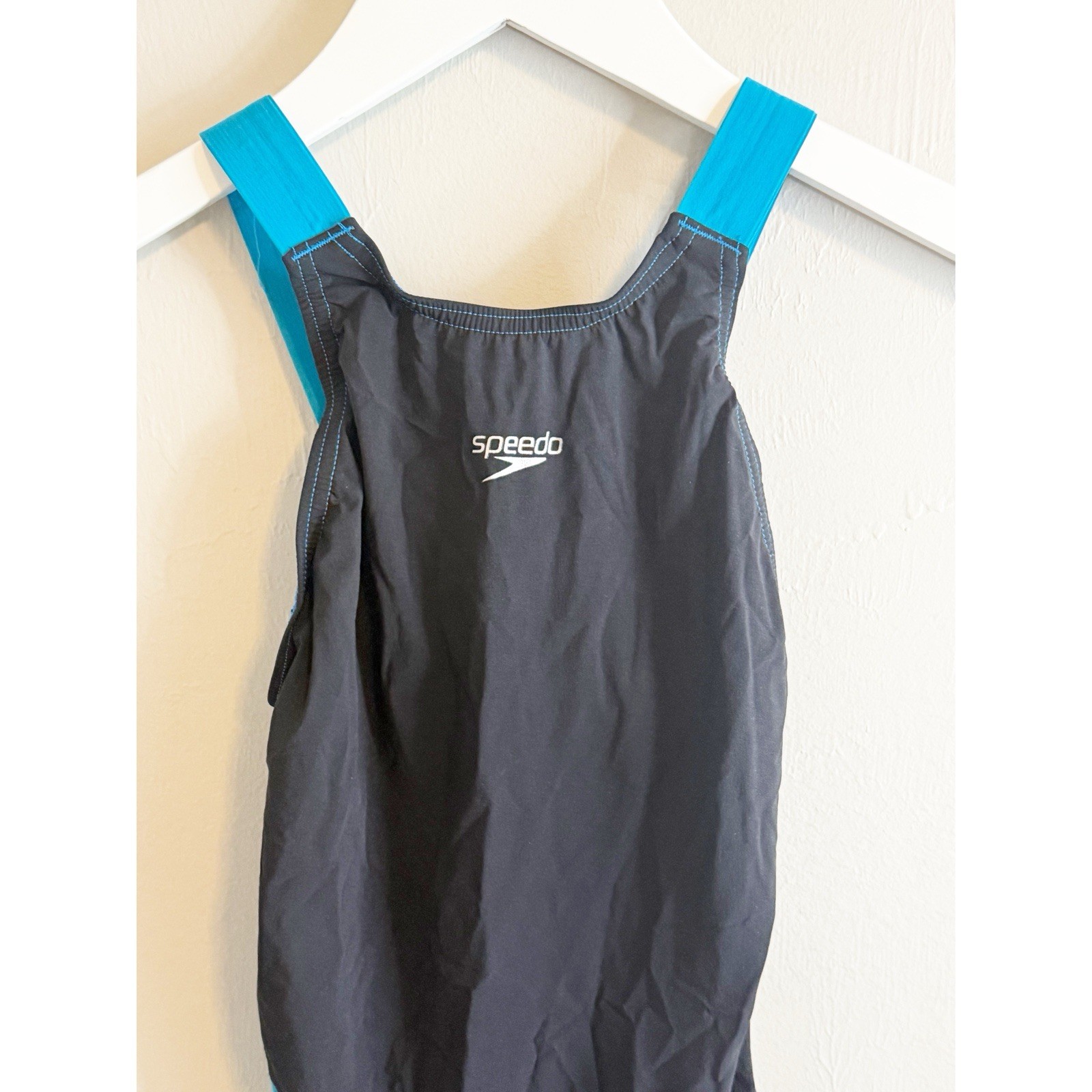SPEEDO Women’s Blue Black LZR Racer Pro Recordbreaker Kneeskin Comfort Strap 24