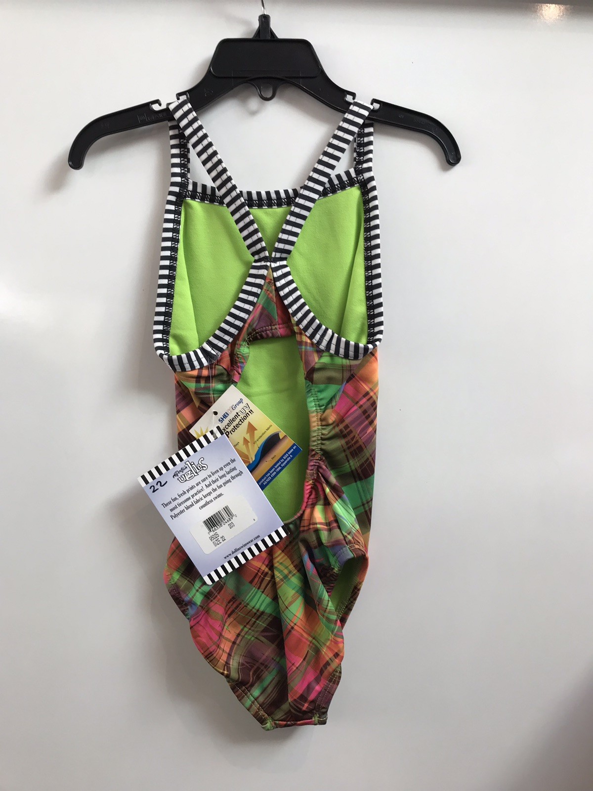 Size 22 Dolfin Uglies Swimsuit Girls Womens New w/tags 9502 L S  Preppy 203 $40