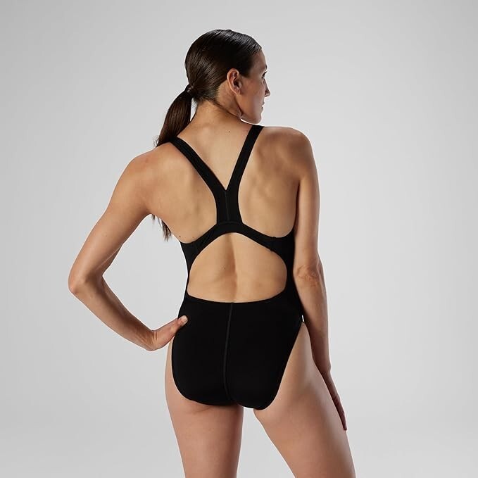 Speedo FL Endurance Supro A Team Black Competitive Swimsuit 10/36 New
