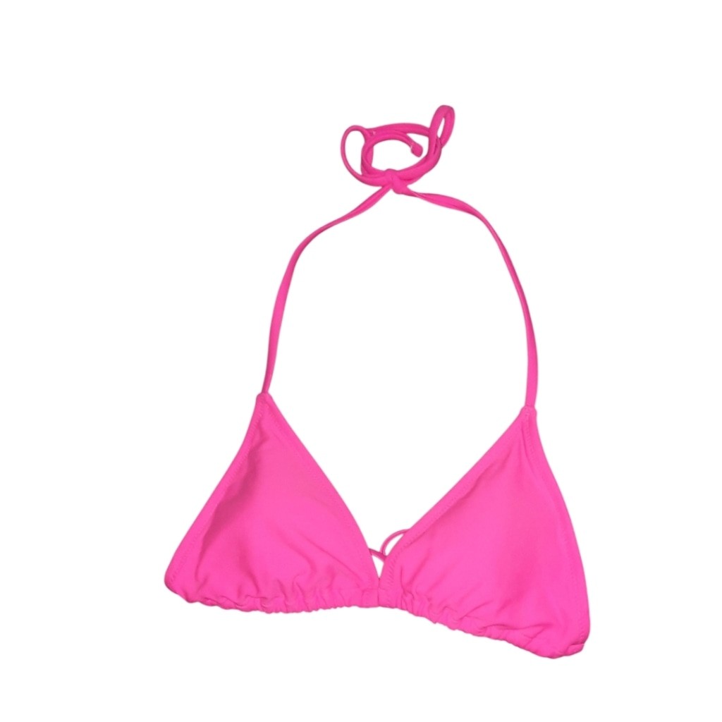 Forever 21 Hot Pink Triangle Bikini Top Size Small