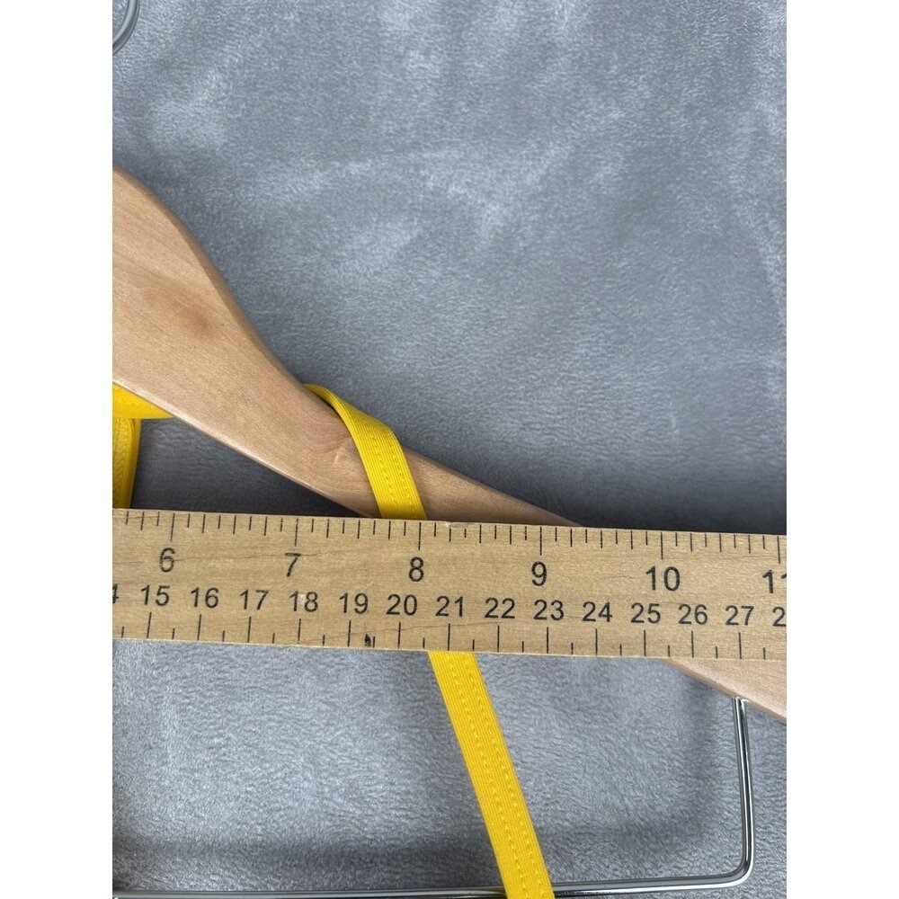 Athleta Yellow Bandeau Halter Bikini Top Size M
