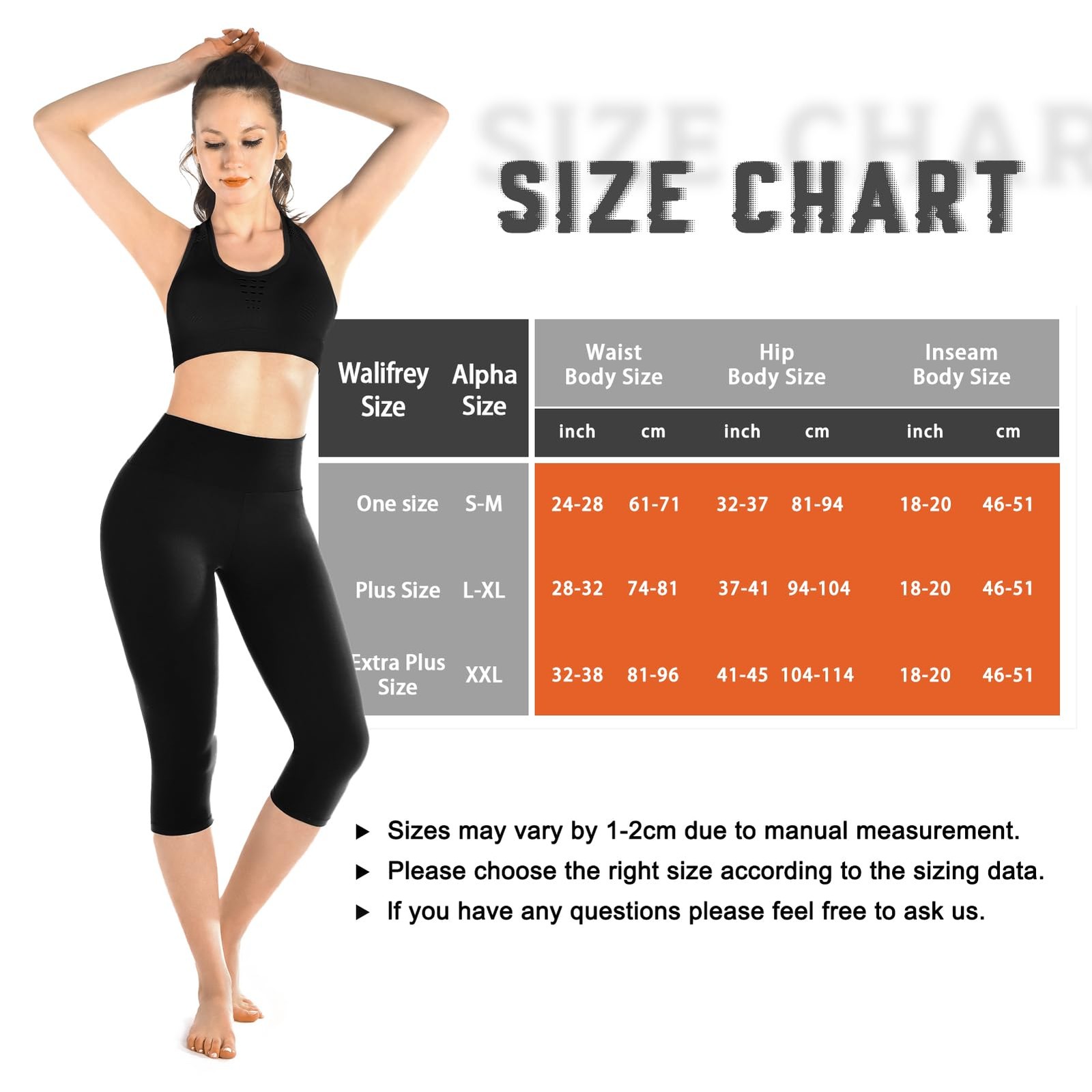 Walifrey Capri Leggings For Women Buttery Soft High Waisted Leggings For Gym