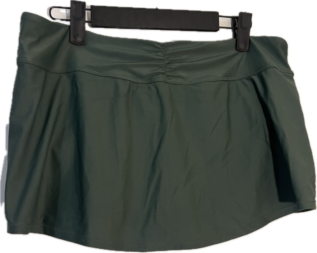Athleta Green Lined Micro Mini Athletic Skort Women’s Medium (b9)