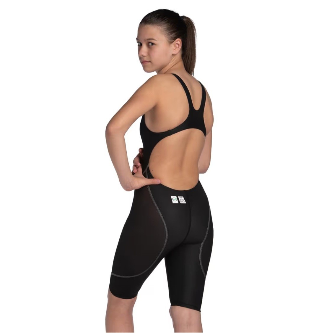 Arena Powerskin St Next Open Back Junior Competitive Swimsuit-Black-Sz 28-NWT