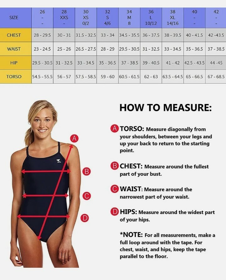 TYR Diploria Maxfit Women’s 30(XS) 1Pc Athletic Swimsuit Green Black Racerback