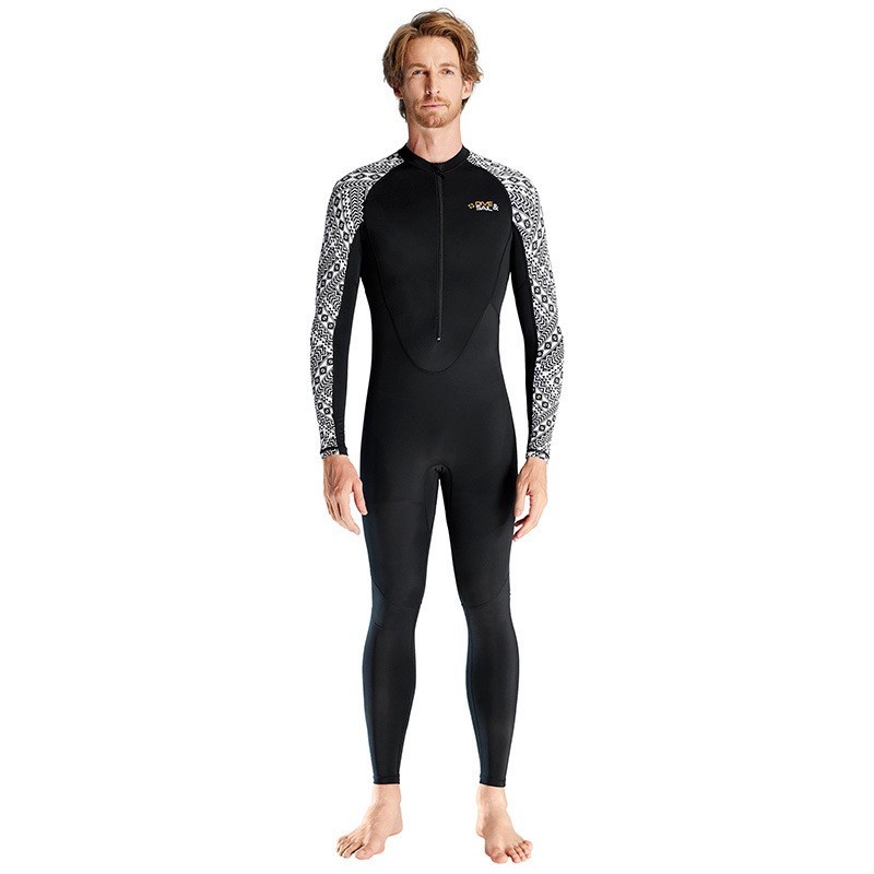 Dive Skins Swimsuit Full Body Rash Guard for Men Women Long Sleeve UV Wetsuits