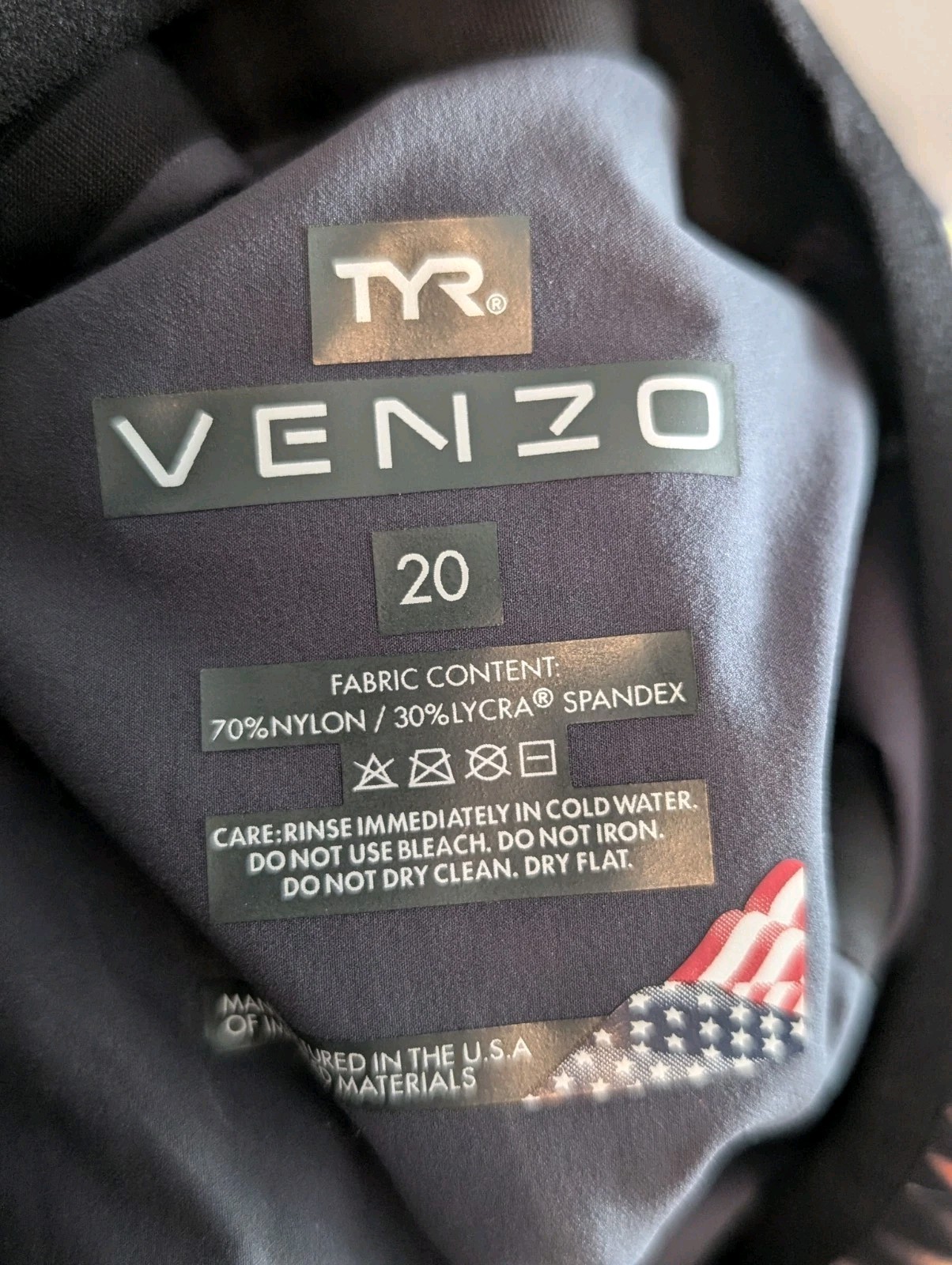 TYR Venzo Battle Born Open Back (Size 20) 13&O Tech Suit
