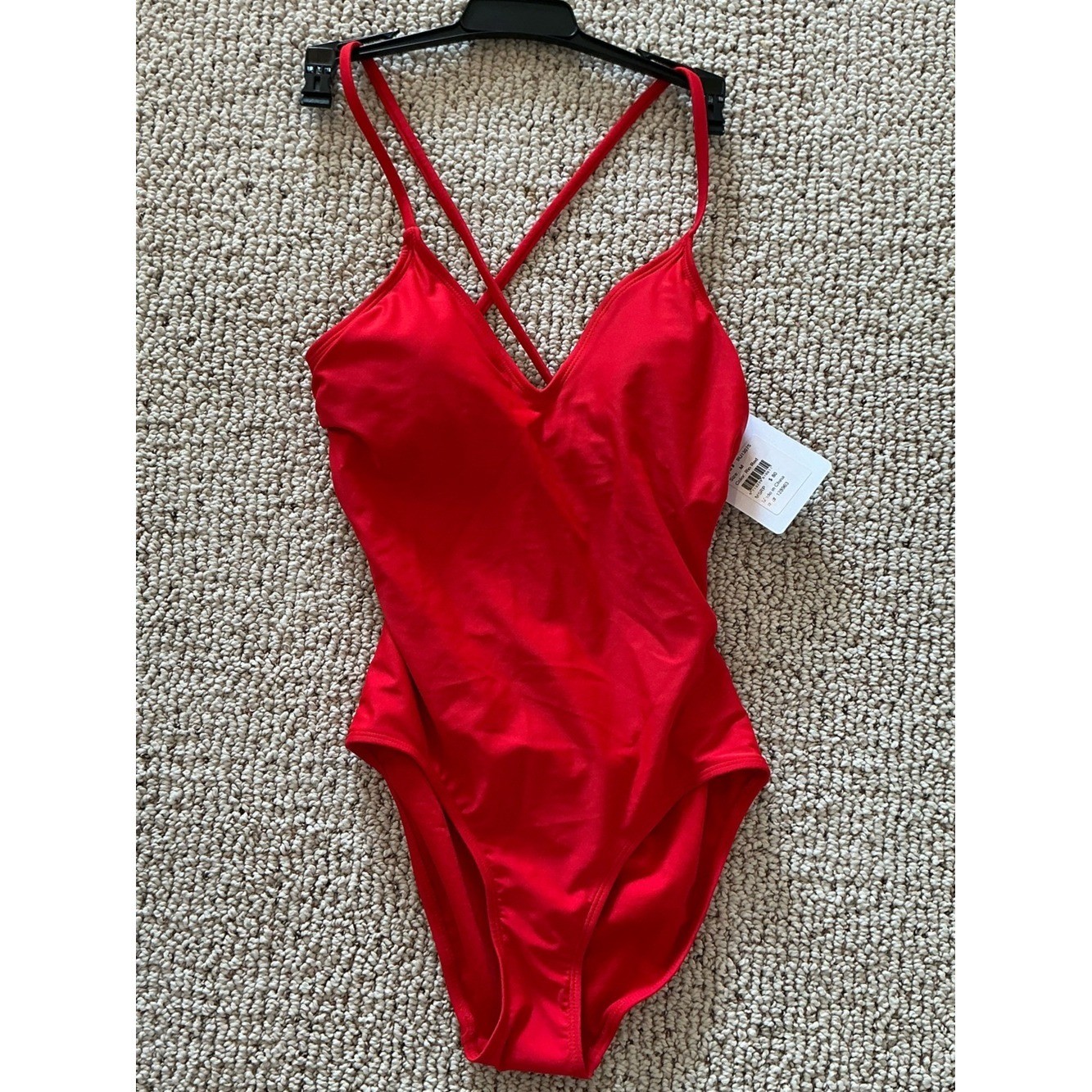NWT Baywatch style Indigo Rein AMERICANA Red Novelty Back One-Piece