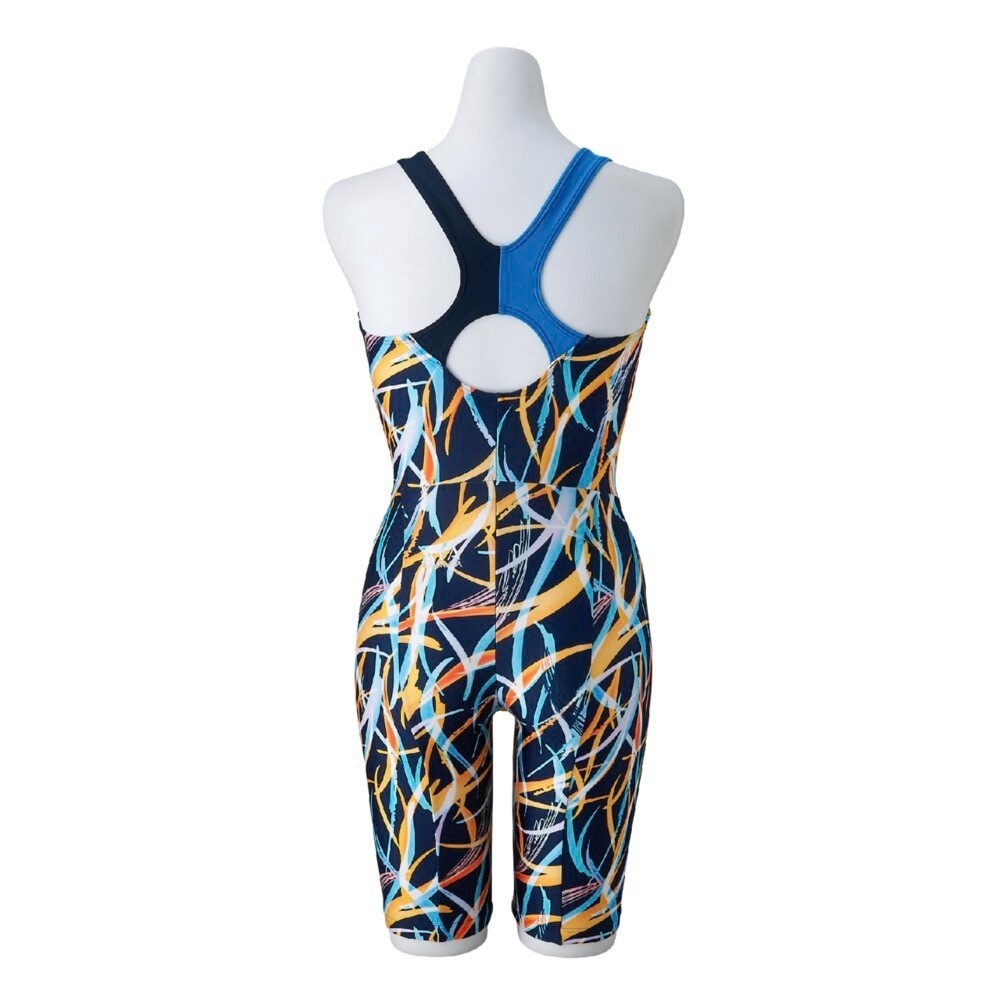 Mizuno Women’s Swim Fitness All-in-One Swimsuit TERAKAWA AYA N2JGC80914 Navy