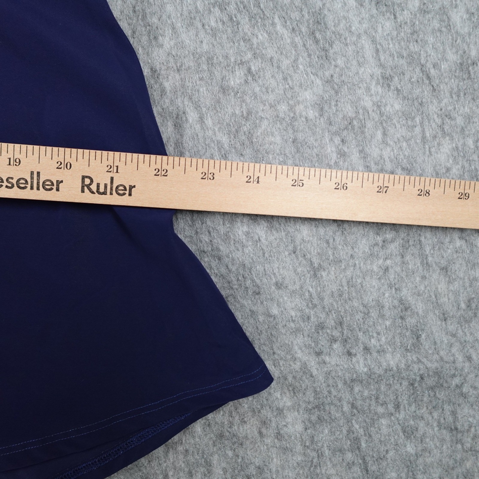 LL Bean Skirt Women 12 Navy Blue Swim Skort Shaping UPF 50 Sun Protection