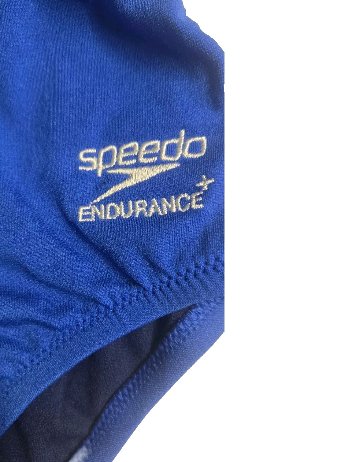 Speedo Endurance Swimsuit Racing Cut Royal Blue Size 30
