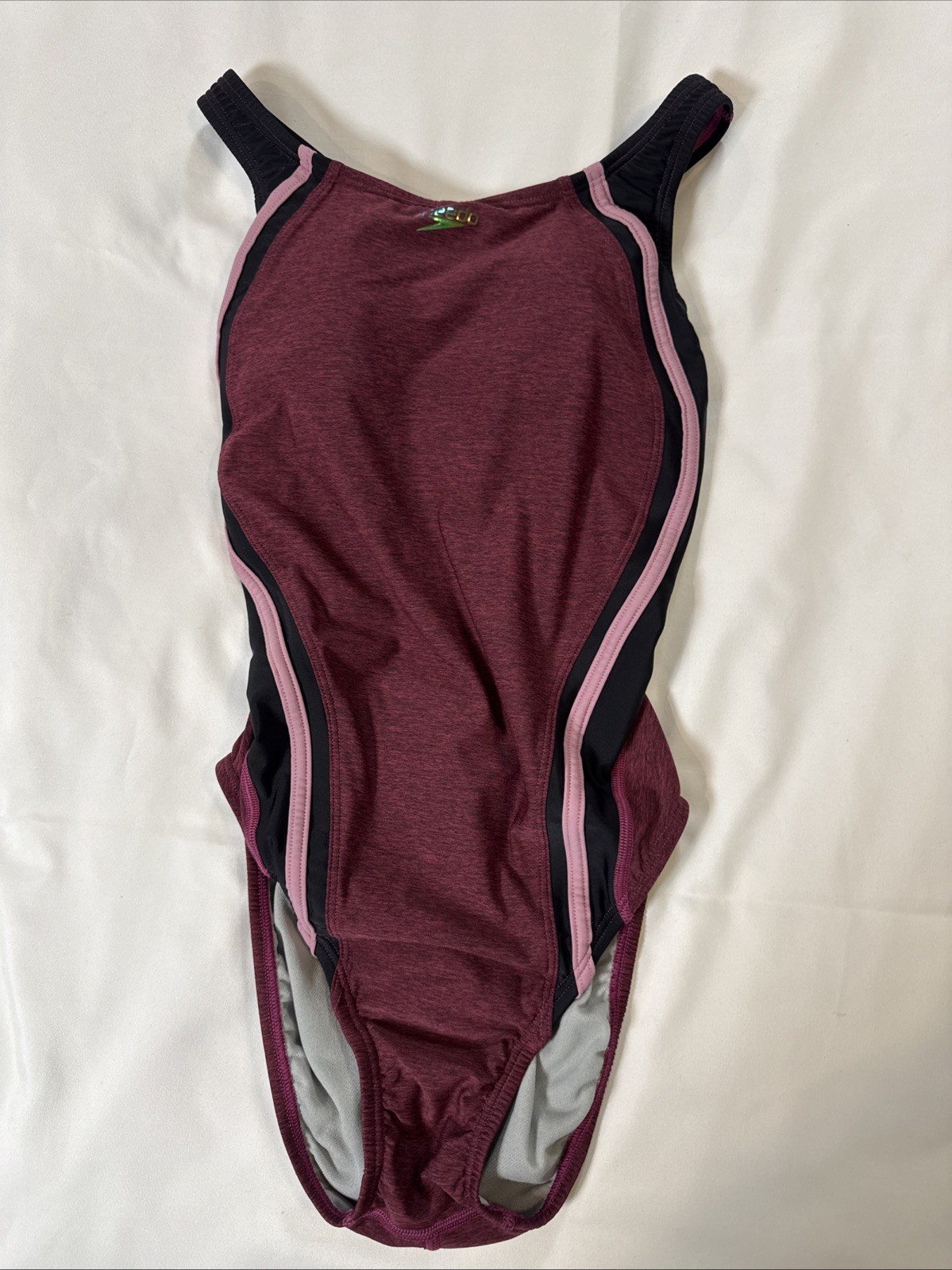Speedo Women’s Launch Splice Endurance+ Cross Back Competition Swimsuit Size 6
