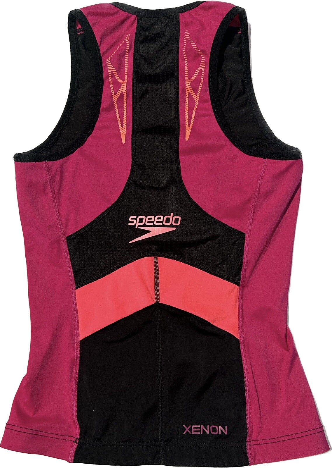 Speedo Women’s Fastskin Xenon Triathlon Sleeveless Top w/ Bra Size Small