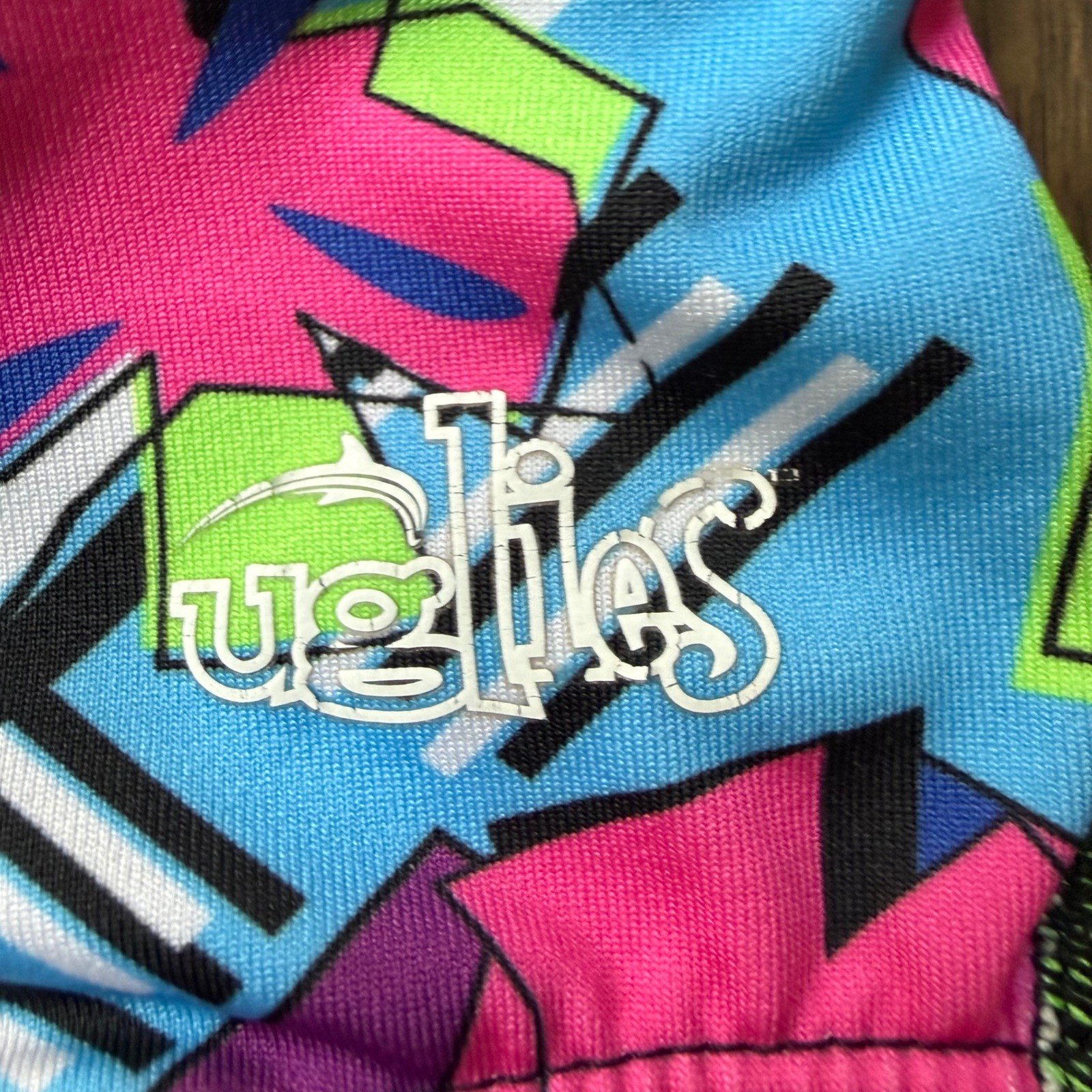Dolfin Uglies One Piece Swimsuit Womens 32 Multicolor Excellent Geometric Print