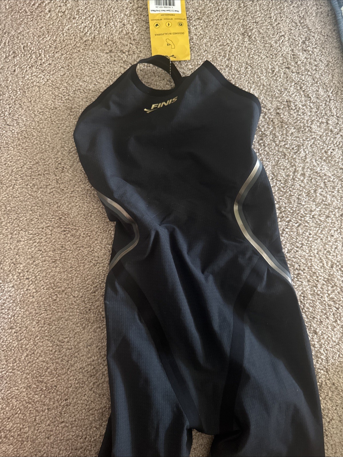 Rival 2.0 open back grey/black Finis size 24