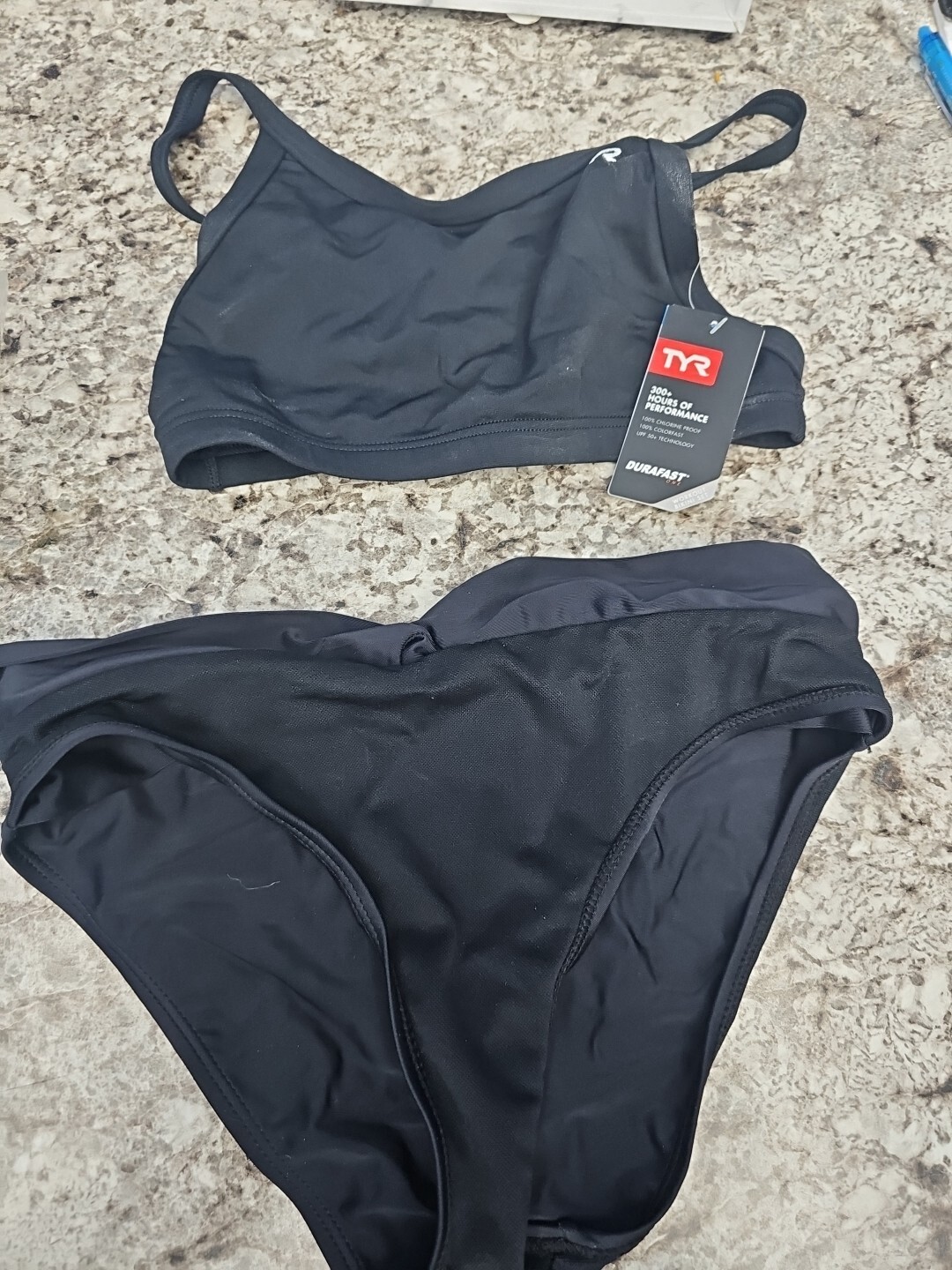 TYR Women’s Durafast One Solid Diamondfit Workout Bikini – 2024 Xxs Tried On