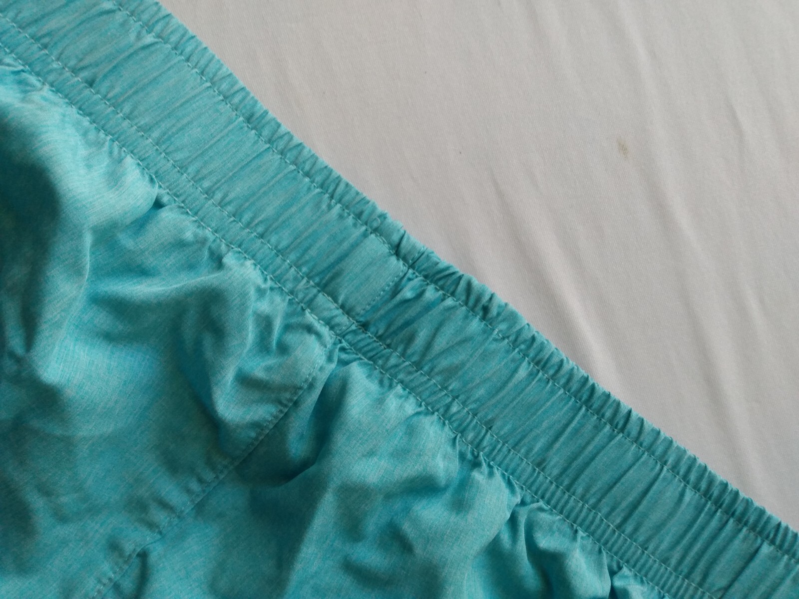 Raya Sun Shorts Women’s Large Track Run Swim Lined Side Stripe Aqua Black