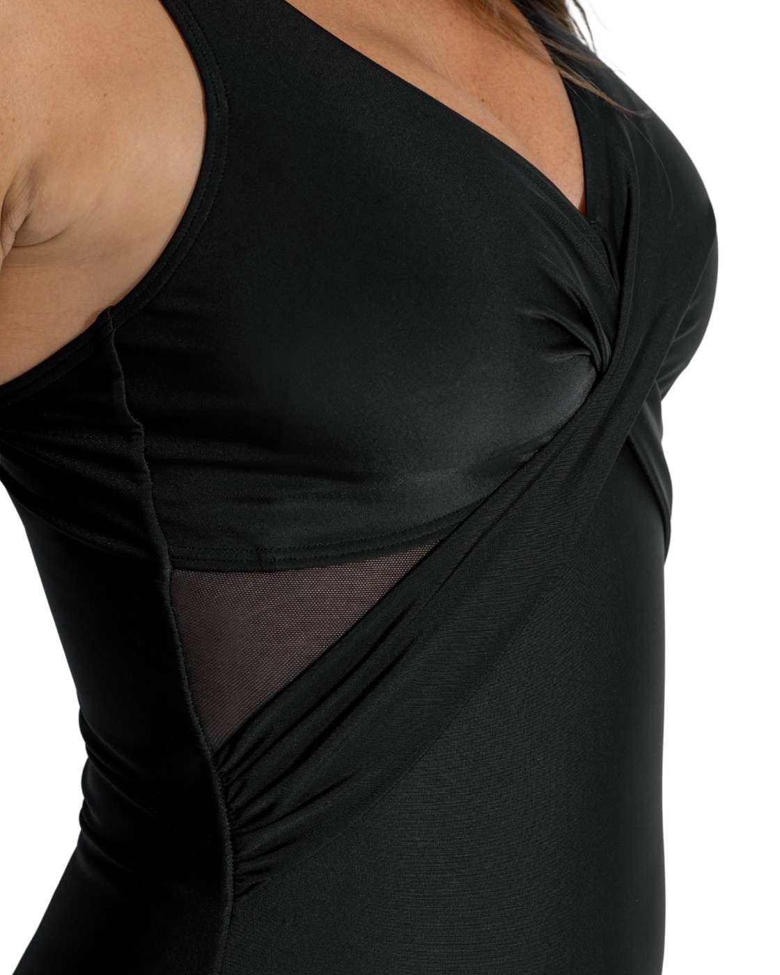 Pour Moi Swimsuit Wireless Padded Tummy Control Womens Swimwear 29630