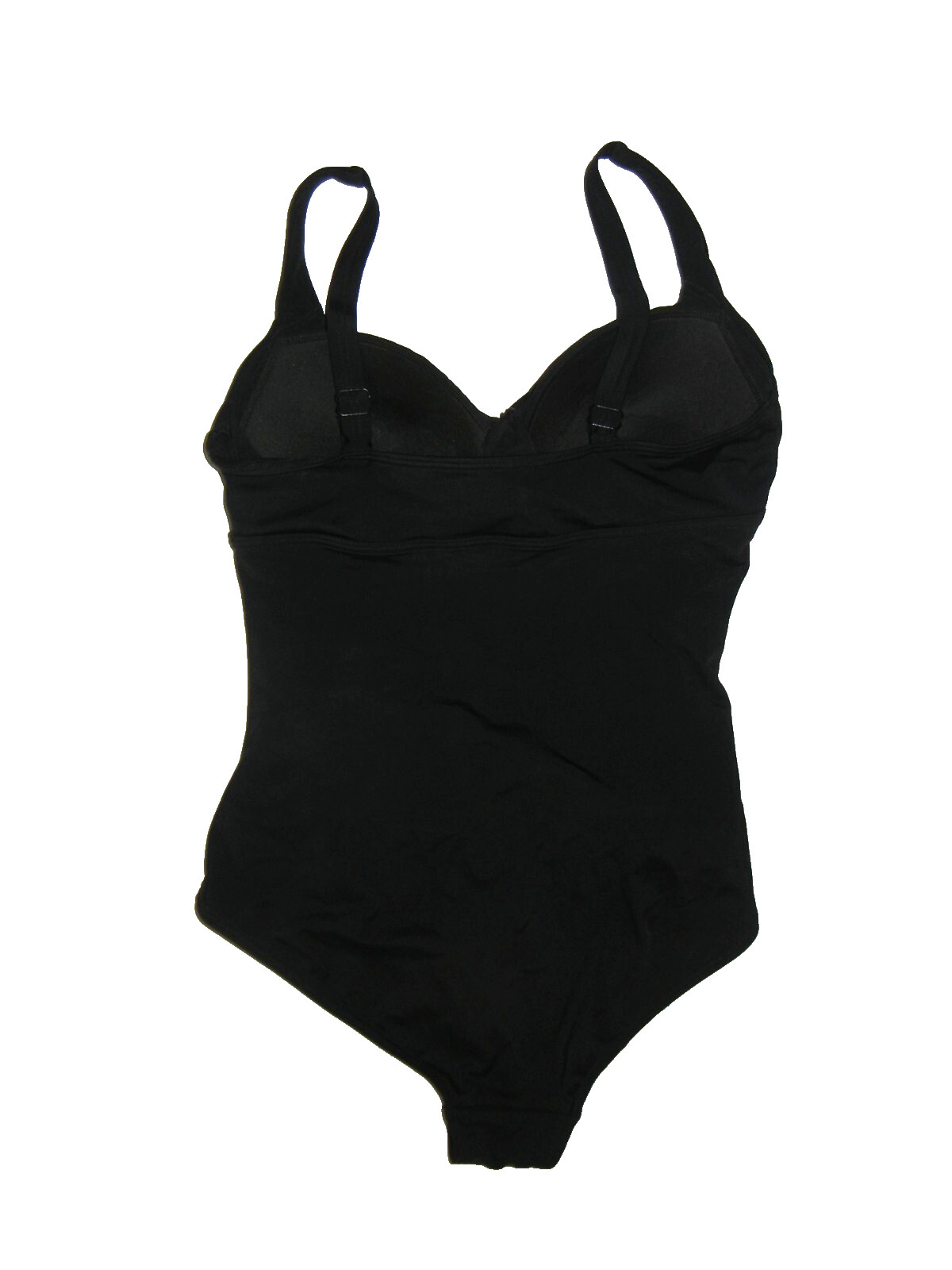 SWIM SUITS FOR ALL Black Spandex ONE-PIECE SWIMSUIT Summer Beach Pool Women’s 12
