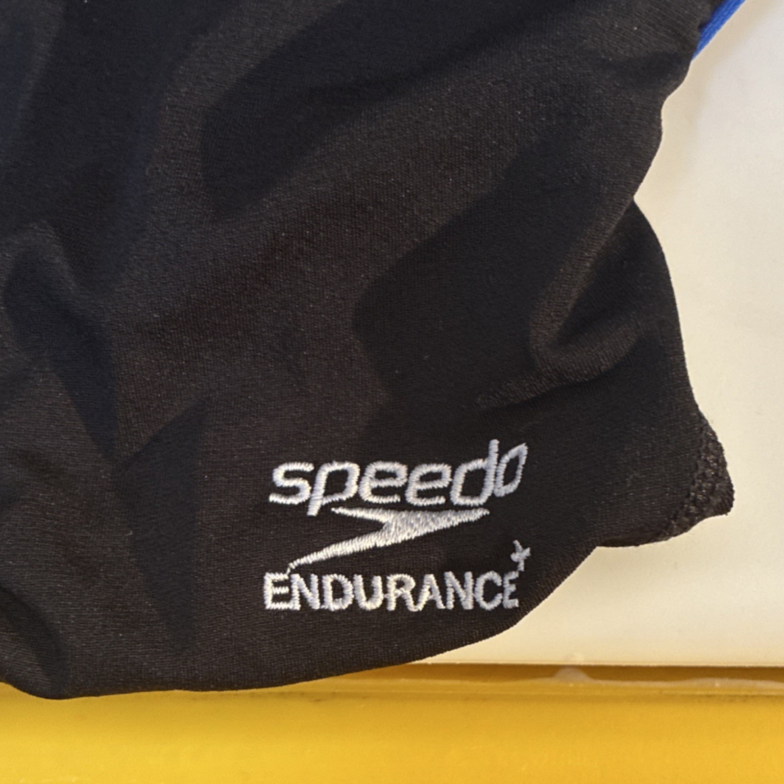 Speedo Endurance+ One Piece Swimsuit Black/Blue Size 26 Swimming