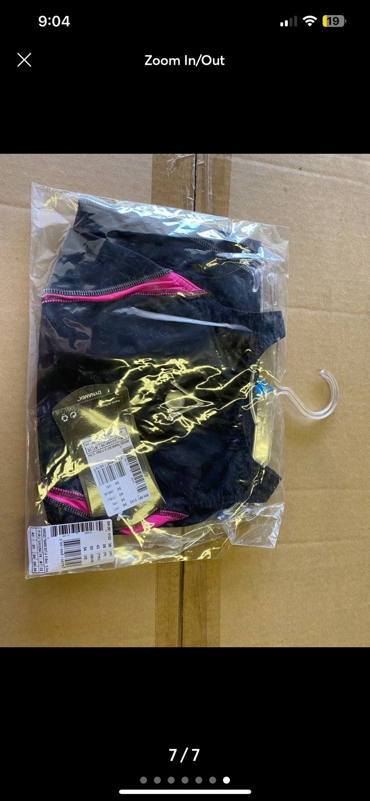 Aqua Sphere Womens Energize Black/Pink Training Suit LA Size 30 New
