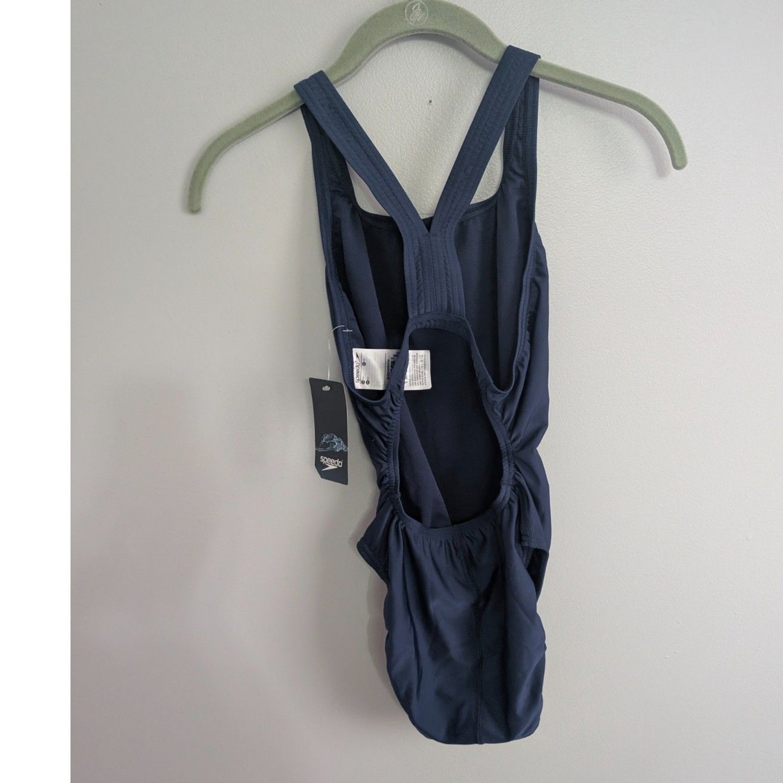 Women’s Speedo One Piece Swimsuit Navy Size 8/34
