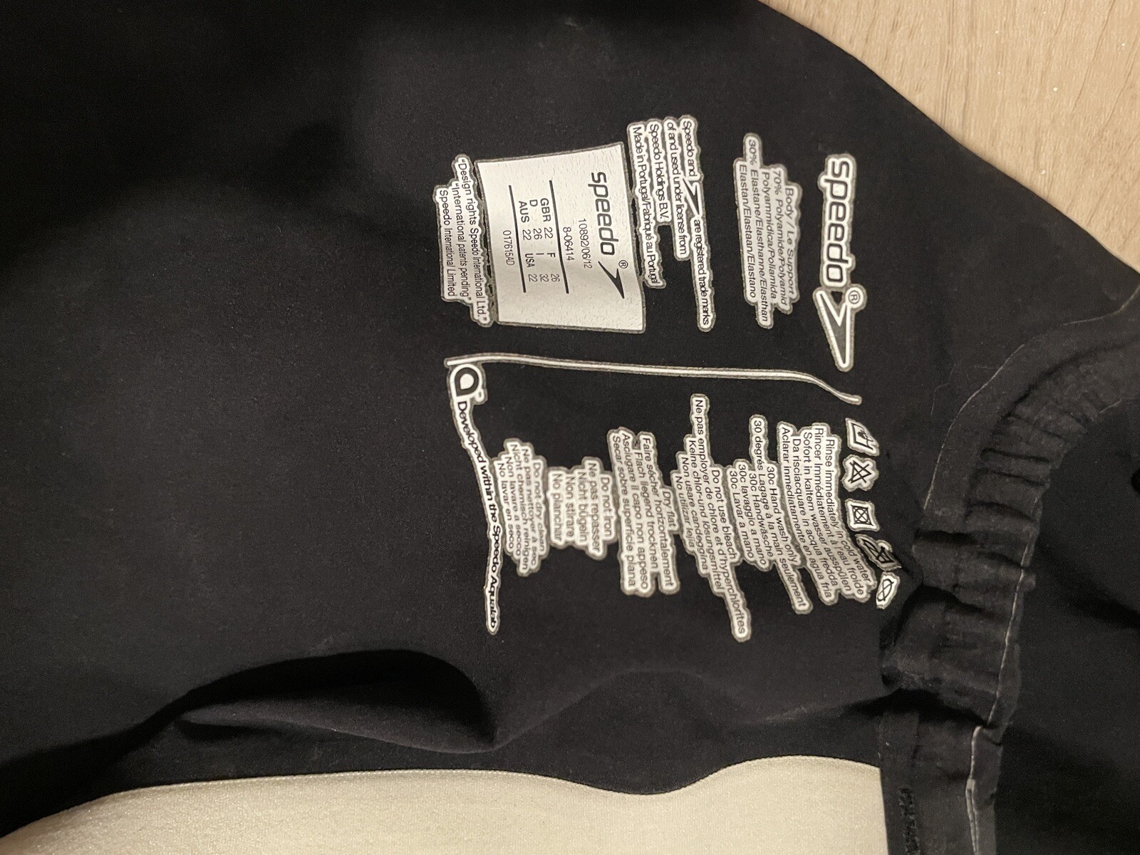 Women’s Fastskin LZR Open Back Kneeskin Black Size 22