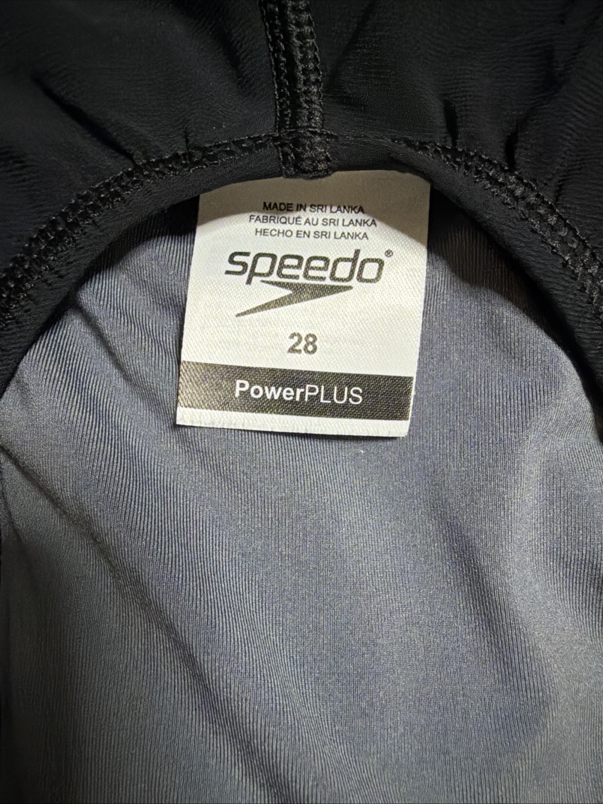 Speedo Women’s Powerplus Kneeskin Black, Size:28, Black