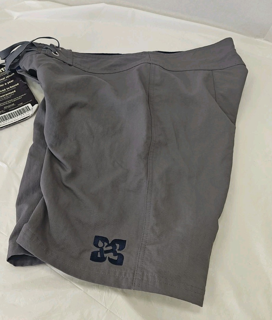 NWT Immersion Research Womens Guide Shorts Size 8 Gray Kayak Raft Board Shorts