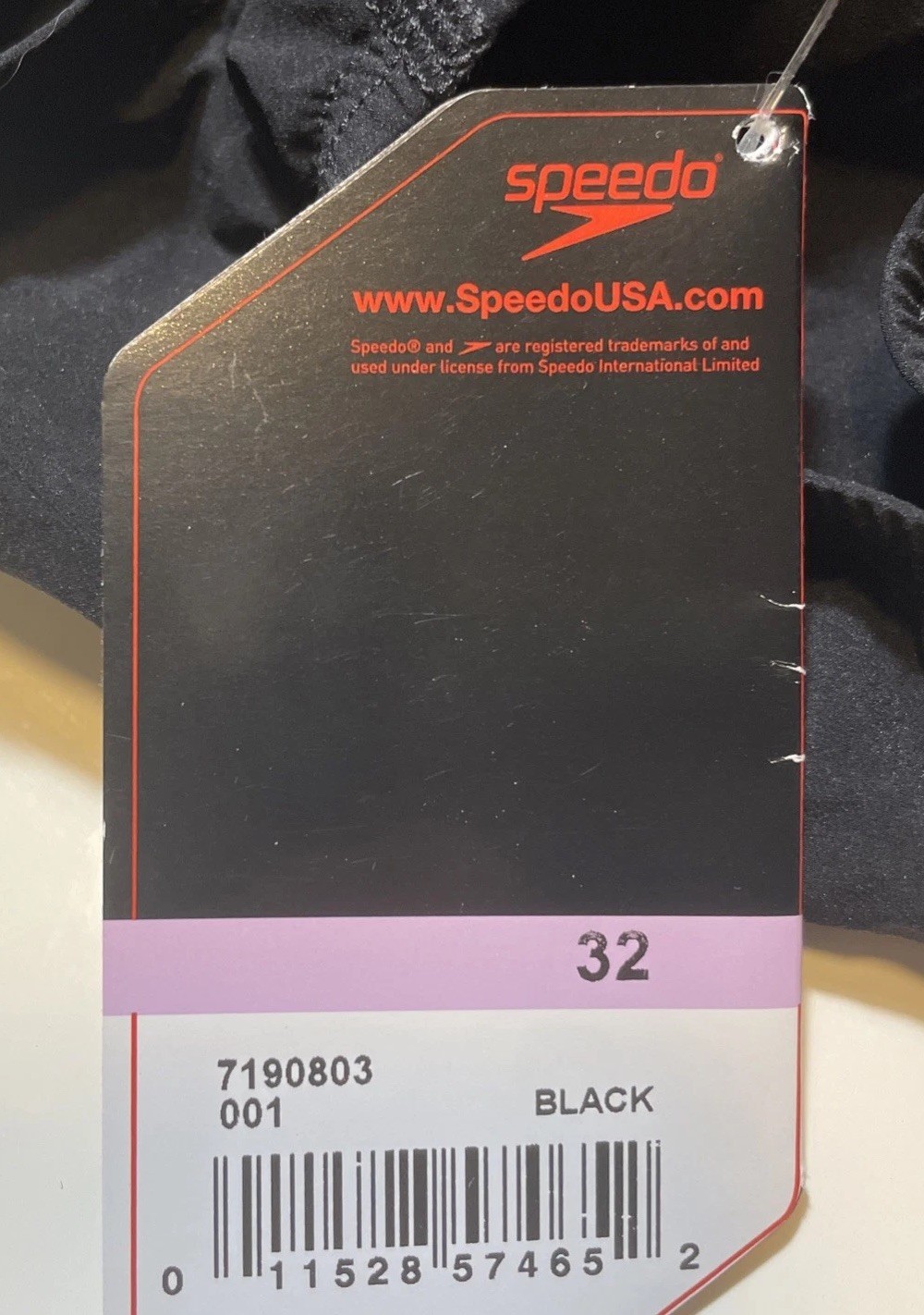 New /Tags Never Worn Women’s Black Speedo Fastskin FS-PRO Race Swimsuite Size 32