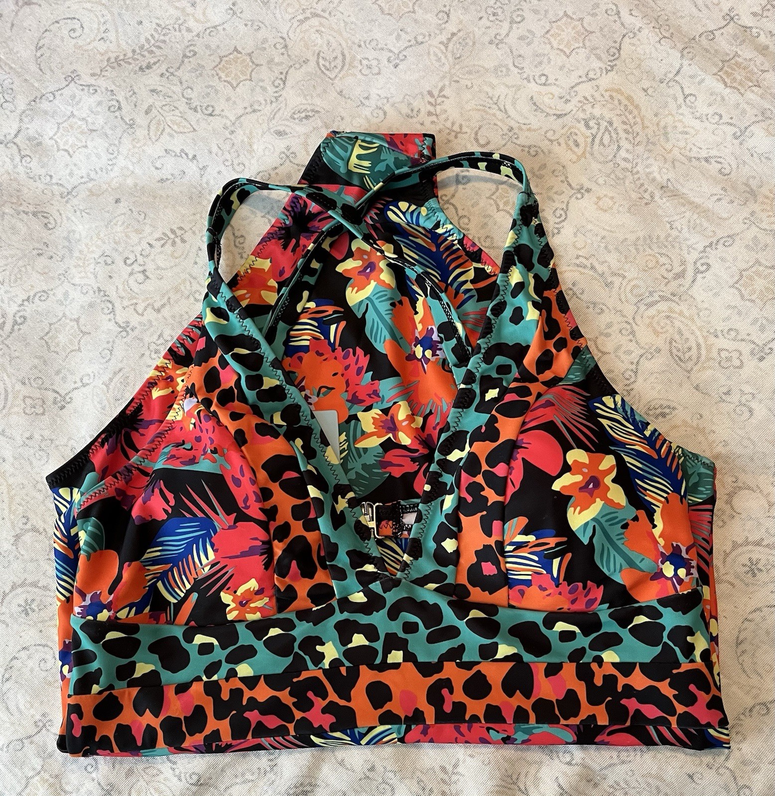 Live Life On The Beach, Women’s Swimsuit Multicolor XL One Piece