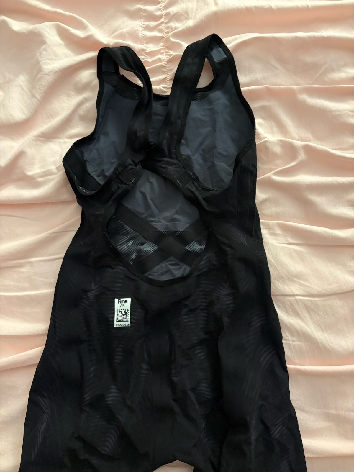 TYR Venzo Women’s Open Back Tech Suit Size 27 Kneeskin Swimsuit