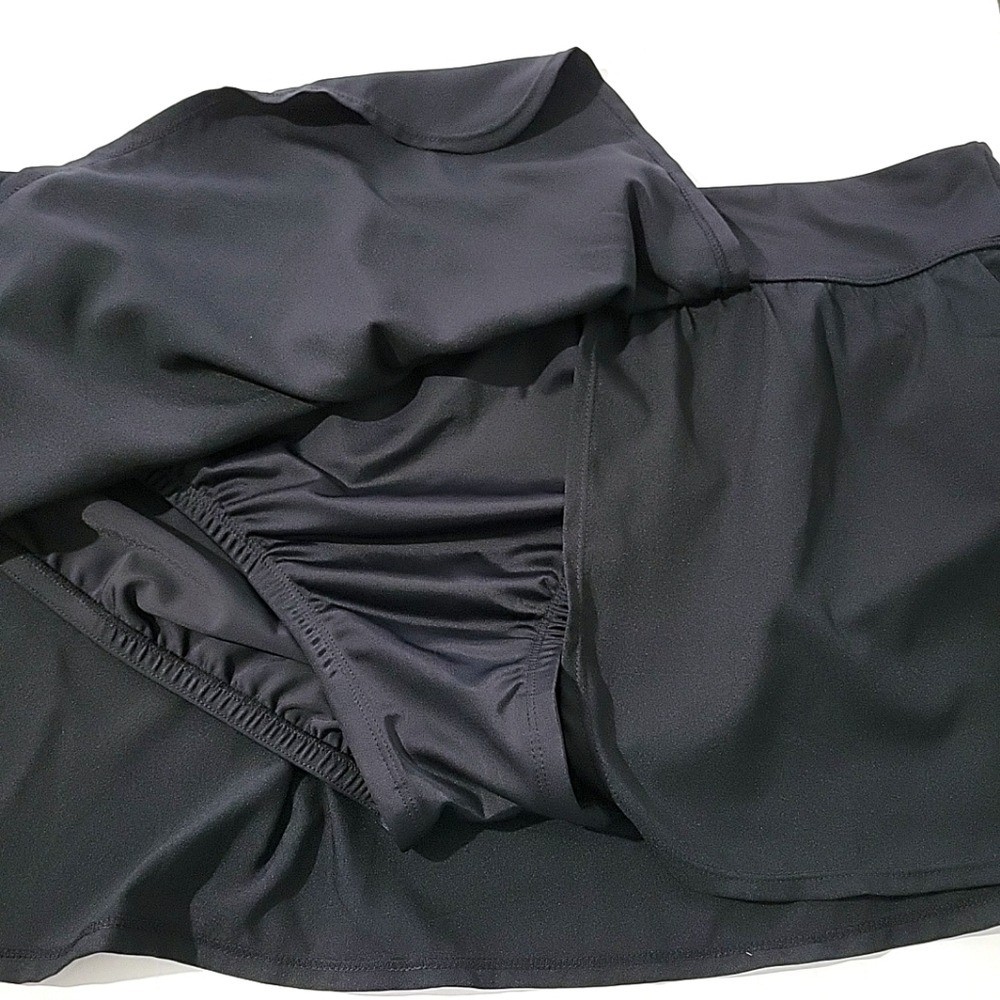 Nike Women’s Plus Size 3x Element Solid Swim Boardskirt Black
