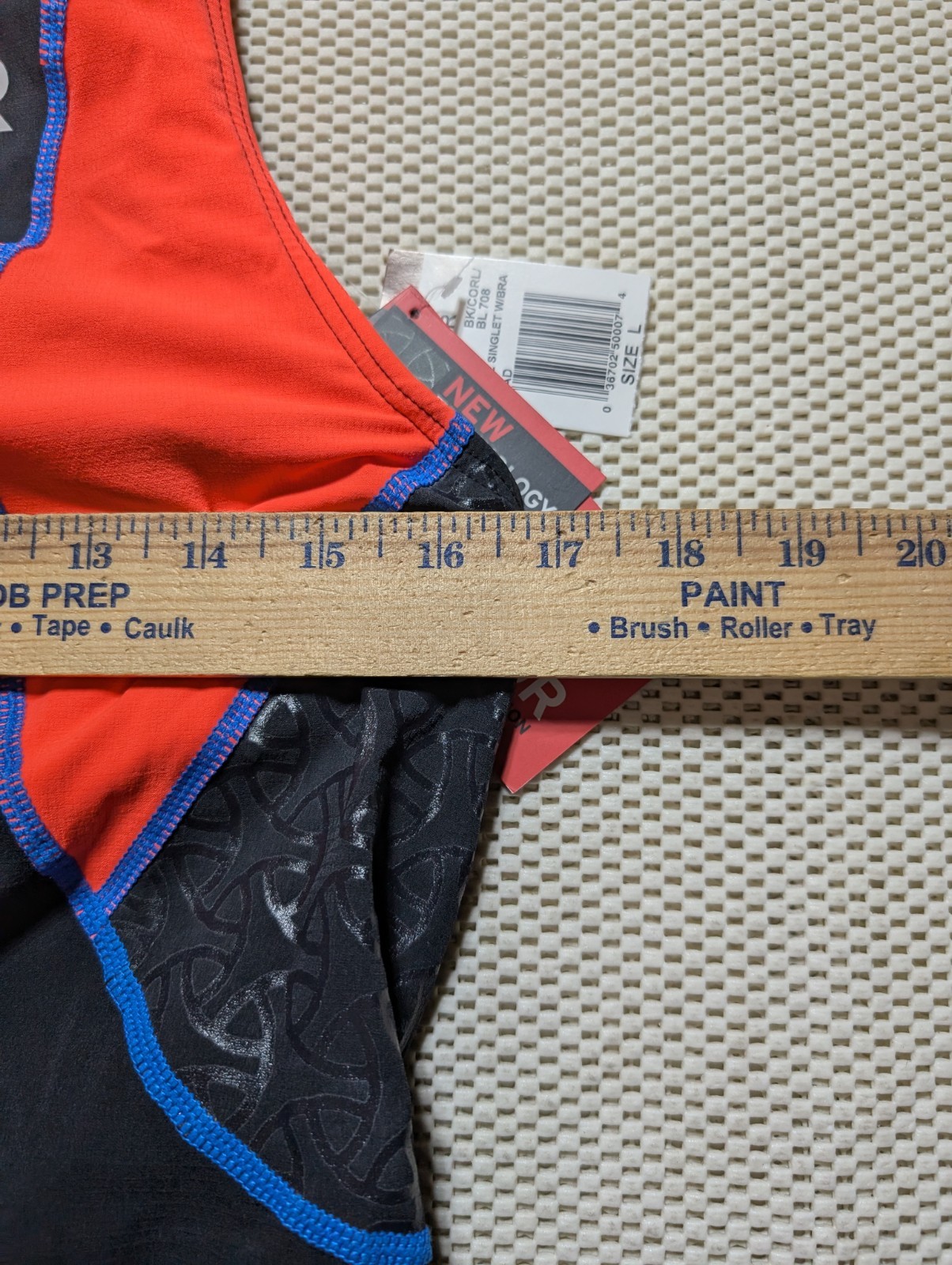 TYR Womens Triathlon Loose Singlet With Bra Size Large NWT Swim Competitor
