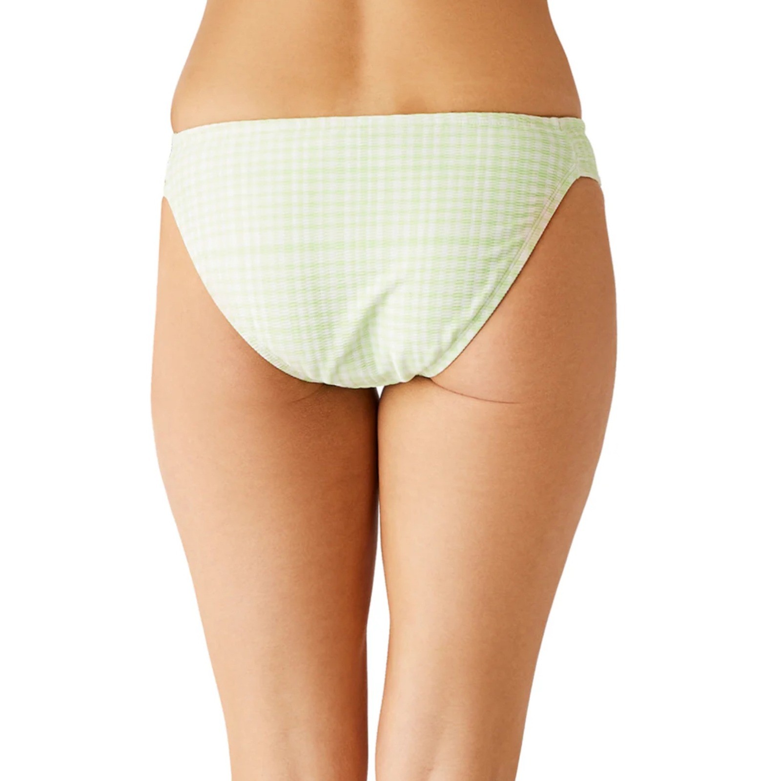 Carve Designs Cardiff Swimsuit Bottoms Spritz Texture Recycled Swim Small White