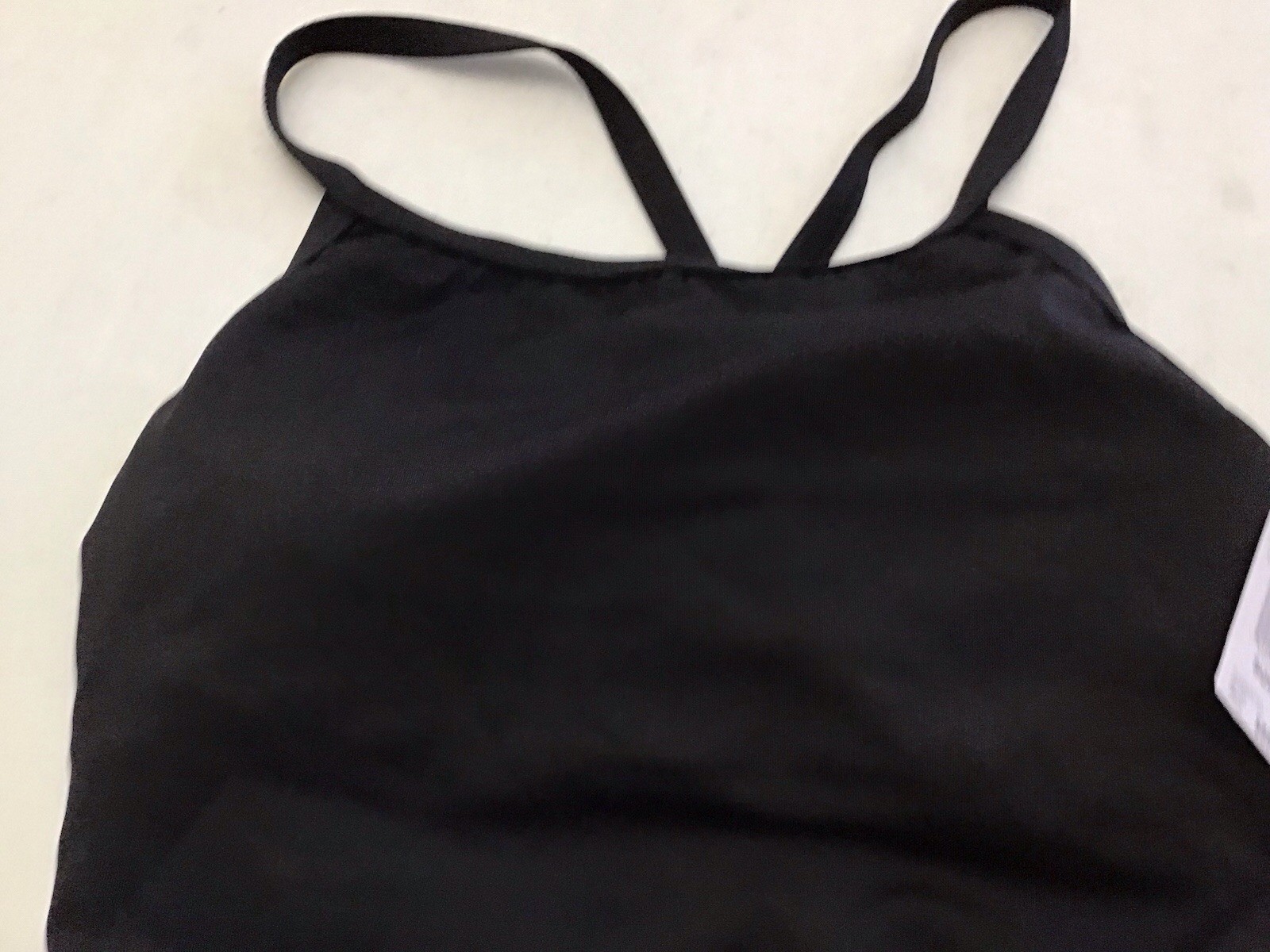 New TYR Women’s Size 12 Solid Diamond Controlfit Swimsuit Black Durafast (G4-2)
