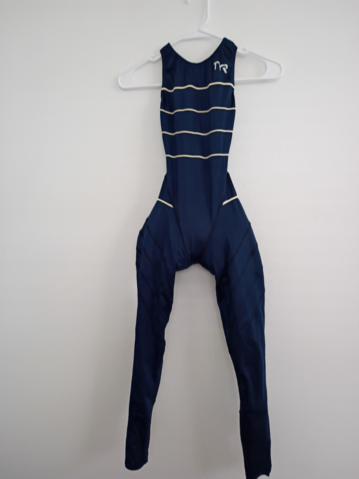 TYR Women’s 26 Navy Blue Tracer Light Aeroback Full Swim Suit
