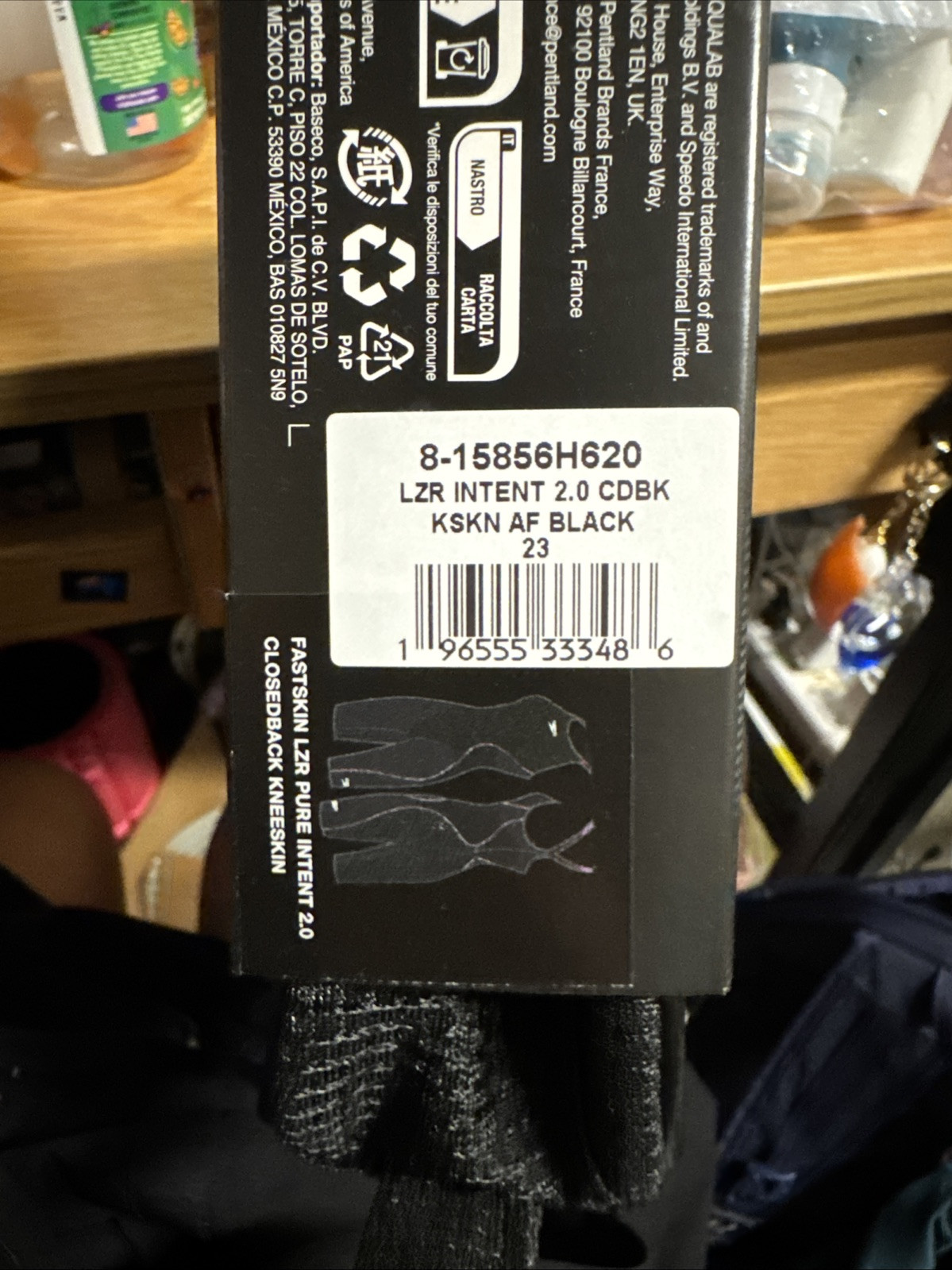 Speedo LZR PURE INTENT 2.0 Tech Suit Size 23