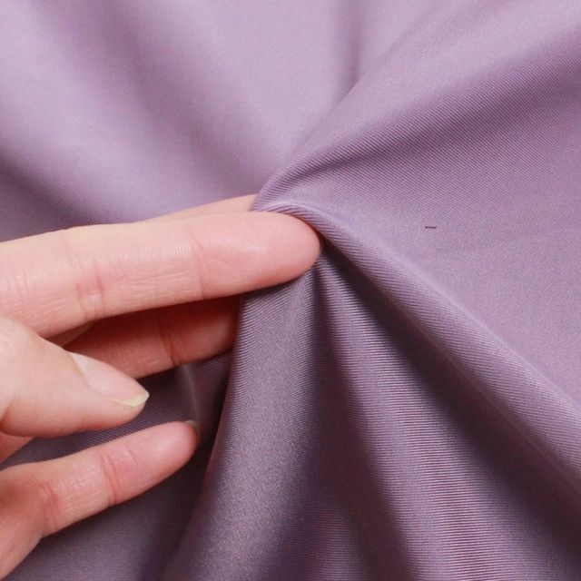Female Modest Swimsuit Full Coverage Purple and Gray