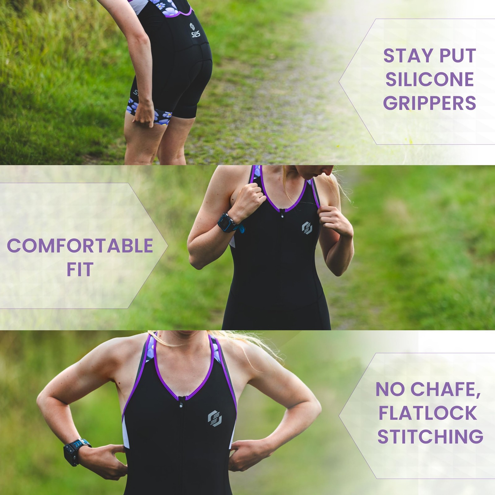 SLS3 Triathlon Suits Women – One Piece Tri Suit Women with Comfortable and Du…