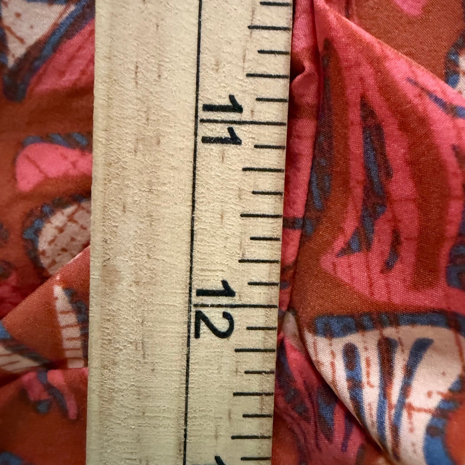 NWT Eddie Bauer Women’s L Swim Board Shorts UPF 50+ Tropical Leaf Print Rust