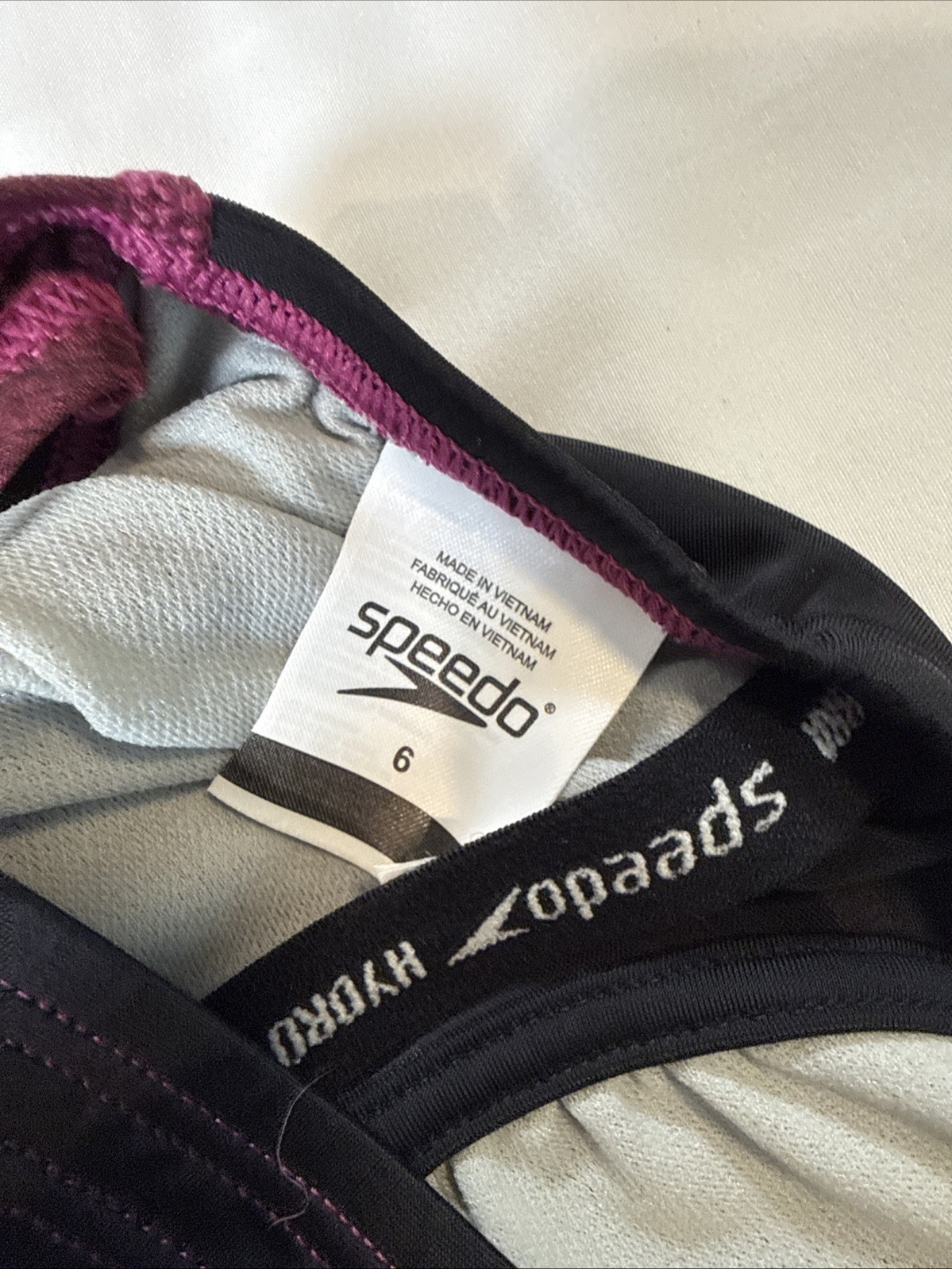 Speedo Women’s Launch Splice Endurance+ Cross Back Competition Swimsuit Size 6