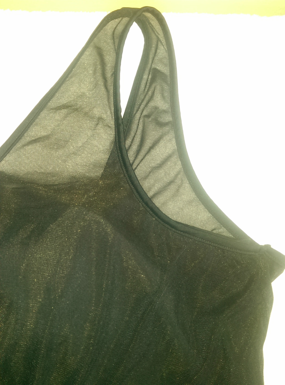 ROMAN’S SWIM BLACK HALTER TANKINI COVERED W/MESH FULL FIGURED WOMAN 26W