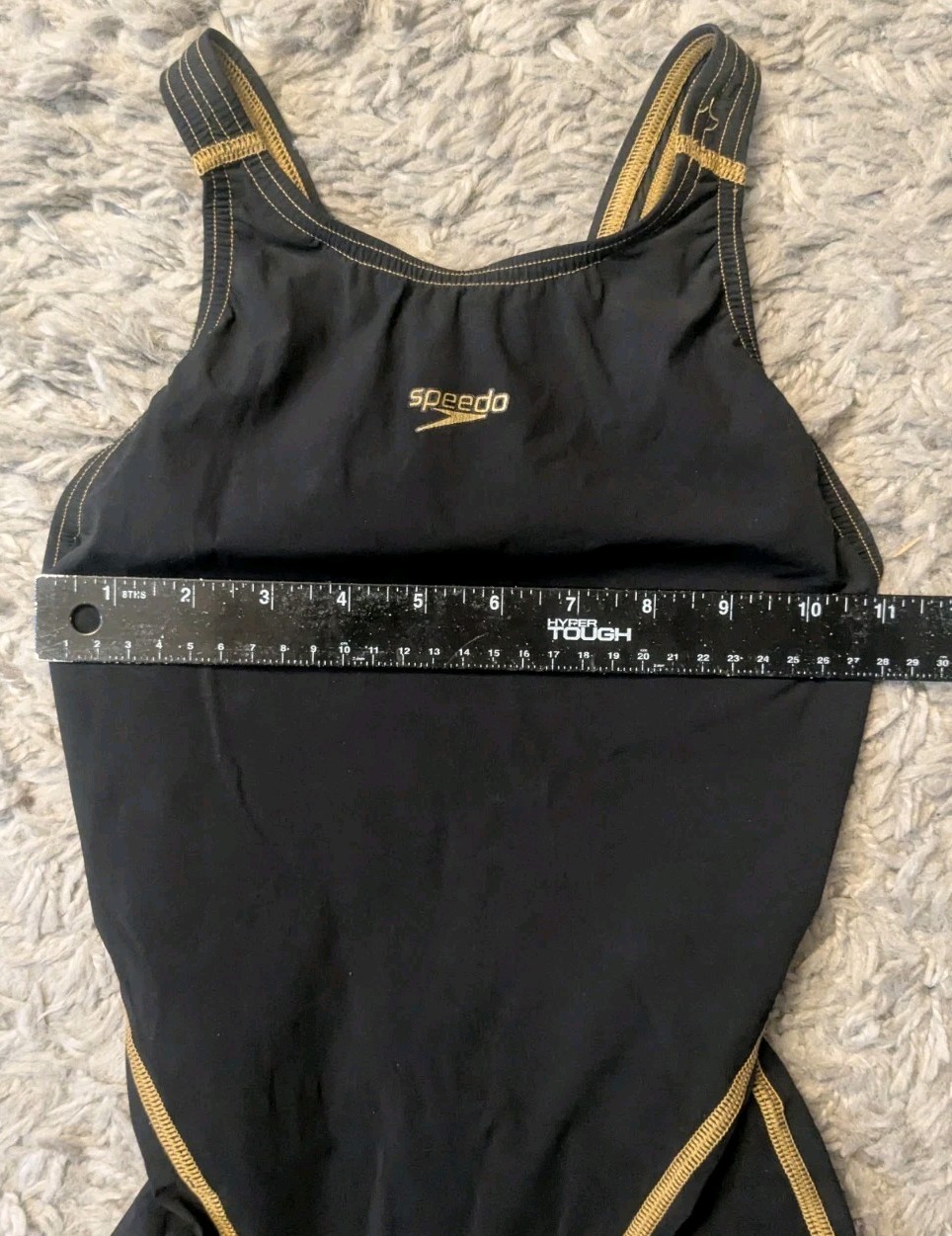 Speedo LZR Pro Kneeskin Black w Rose Gold Trim Style 7190911 sz 24