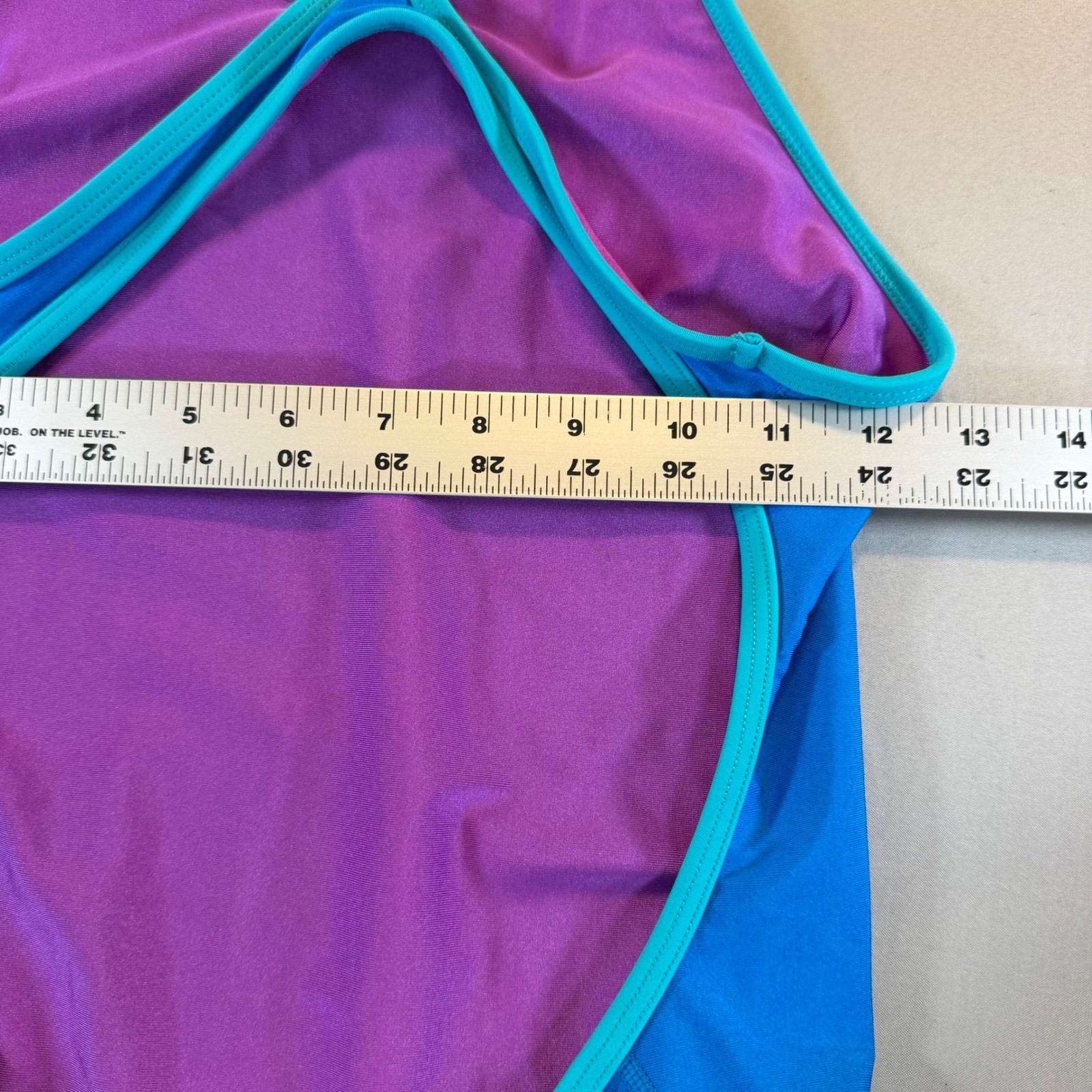 Nike Womens One Piece Swimsuit Y2K Vintage Style Retro Racerback Medium No Tag